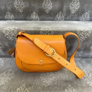 Il Bisonte medium vintage leather shoulder bag, hand made in Tuscany Italy - NWT